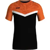 Jako T-Shirt fonctionnel gris clair / orange / noir