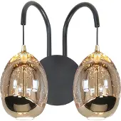 Highlight Applique murale Golden Egg noir 3 lumières