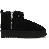 Warmbat Bottes Warmbat Femme Durack Suede Plateau Zipper Black-Taille 38