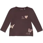 s.Oliver T-Shirt beige / aubergine / mûre / rosé