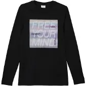 s.Oliver T-Shirt bleu clair / gris / noir