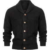 INDICODE JEANS Vestes en maille ' Brandox ' noir