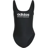 Adidas Maillot de bain sport 'Sportswear U-Back' noir / blanc
