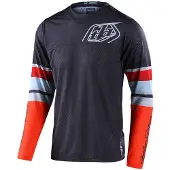 Troy Lee Designs Gp Air Warped Long Sleeve Jersey Noir S Homme