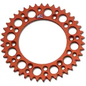 Renthal 224u-520 Ultralight Grooved Rear Sprocket Rouge 50t