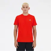New Balance pour homme. MT41222 Essential Sport T-Shirt rouge (XL), Multisport, Manche courte, Polister recyclé, Durable