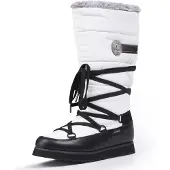Luhta Boots 'Tahtova Ms' gris / noir / blanc