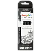 Pentel Pointliner Ensemble de 5