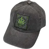 Ginza.se 420 Leaf Baseball Cap, Gris