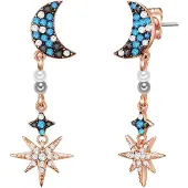 Lulu & Jane Boucles d'oreilles bleu / or rose