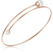 Lulu & Jane Bracelet or / blanc