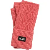 Superdry Cable Luxe Handwarmers Gloves Rose Femme