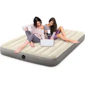 Intex Dura Beam Standard Deluxe Individual Air Bed Beige 152 x 203 x 25 cm