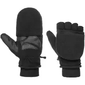 Barts Gants Barts Unisex Convertible Mitts Noir-M