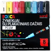 Posca Postermarker PC-1M 8 Farben