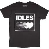 Ginza.se Hommes, T-shirt, Gradient Heart, Noir, (M)