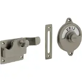 Intersteel Transfert aux toilettes Tira avec courbure nickel mat