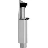 Dulimex Arrêt de porte 3837 0060 22 Zinc moulé sous pression argenté laqué Hauteur de levage 60 mm Fixation