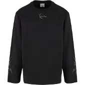 Karl kani T-Shirt vert / noir