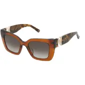 Nina Ricci Snr378v Woman Sunglasses Marron Brown Gradient Brown / CAT3 Femme