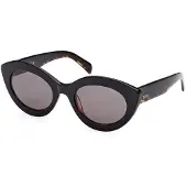 Pucci Lunettes de Soleil Pucci EP0203 53/22/140 Black/avana Front acetate WOMAN EP0203