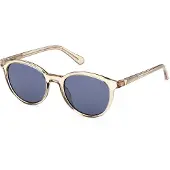 GUESS GU5216 95V shiny light green 51/19/145 Lunettes de soleil unies