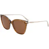 Longchamp 757s Woman Sunglasses Doré Medium Brown 2/CAT3 Femme