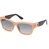 GUESS Gu00105 Woman Polarized Sunglasses Beige,Marron Femme