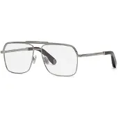 Philipp Plein Lunettes de Vue VPP085M 58/14/145 Rutenio lucido tot.c/parti sabbiate/opac Metallo MAN VPP085M