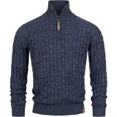 INDICODE JEANS Pull-over ' Hector ' bleu