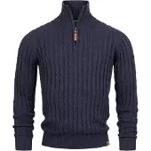 INDICODE JEANS Pull-over 'Hector' bleu marine