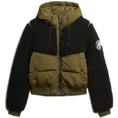 Superdry Veste d’hiver 'Everest' olive / noir