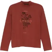 s.Oliver T-Shirt orange clair / rouge rouille / noir