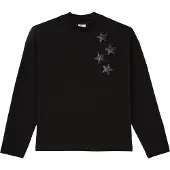 s.Oliver T-Shirt gris / noir / argent