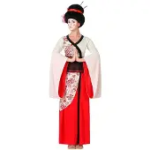 Atosa Geisha Costume Multicolore XS-S Enfants