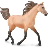 Collecta 88931 Mi-arabe Dunskin étalon 24 cm Le monde des chevaux