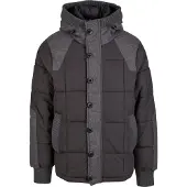 Brandit Veste d’hiver 'Garret' gris / noir