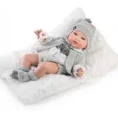 MuÑecas Guca Manu Baby Reborn Hairless 42-46 Cm Blanc Enfants