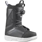 Salomon Snowboard - Boots de snowboard - Scarlet BOA Black/Persian Violet pour Femme - Taille 41,5 - Noir