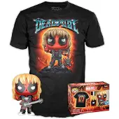 Funko POP! Deadpool & Tee-heavy Metal Orange M Enfants