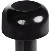 Beliani Lampe de table Noir Métal Sans fil Rechargeable Batterie Fonction tactile LED Fonction variateur Câble USB Intérieur Extérieur Lampe de table Lampe de bureau