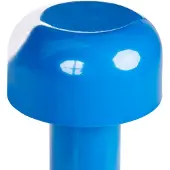 Beliani Led Besos Wireless Table Lamp With Dimmer Metal Blue Lumarko
