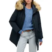 Superdry Parka d’hiver 'Everest' beige / marine