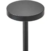 Beliani Lampe à poser moderne avec abat-jour en métal noir
