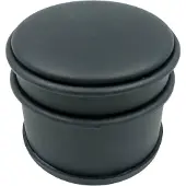 Gardalux Butoir de porte Ø9x7,5cm noir mat