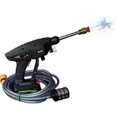 Hammersmith Pistolet de lavage auto HydroBlast 2-en-1 - Nettoyeur haute pression sans fil avec batterie rechargeable pour le nettoyage du jardin, des véhicules et des surfaces extérieures - Nettoyeur