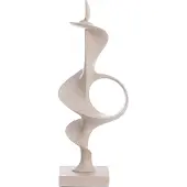 Light & Living ornement LOVINAC en plastique taupe - 19x16x47 cm