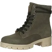 Tamaris Wide Fit Bottines à lacets kaki