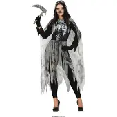 Guirca Grim Reaper Woman Costume Gris L