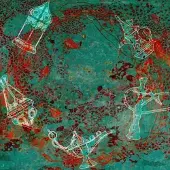 Safaary Peinture arabe Oriental Vert